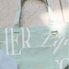 Her lip to 名古屋限定 ロゴトートバッグ ミントグリーン mint - メルカリ