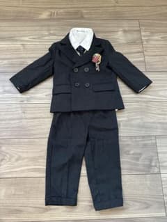 セール！メルカリ限定　SALE 10月20日まで！入園入学 5点セット　男の子 男の子 フォーマルスーツ 90 5点セット 結婚式 入園式 - メルカリ