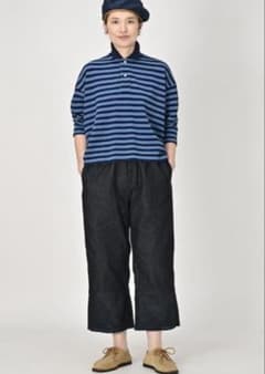 お値下げ　新品　45rpm 麦比古デニムのペチパンツ（濃）