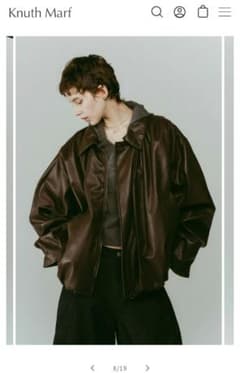 完売品 Knuth Marf voluminous leather jacket - メルカリ