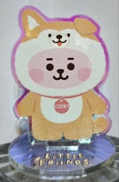 BT21 COOKYハチ公着アクリルスタンド LITTLE FRIENDS渋谷のサムネイル