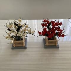 雛人形七段飾 紅梅 白梅飾りのサムネイル