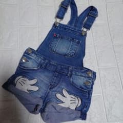 [Excellent Condition] Disney Minnie Denim Overalls/Jumpsuit