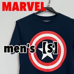 F382 [MARVEL] 반소매 프린트 T 셔츠 [S] 캡틴 아메리카