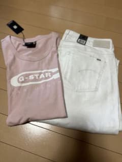 G-STAR RAW レディースTシャツ.ホワイトジーンズのサムネイル