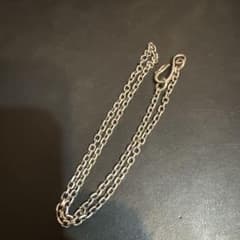 シルバー 太角チェーンネックレス 鷹の留め具のサムネイル