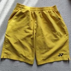 ヨネックス ハーフパンツ 黄色 ポケット付きのサムネイル