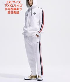 新品未使用 F.C.Real Bristolセットアップ ホワイト上XL下XXL - メルカリ