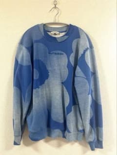 marimekko ウニッコ柄 スウェット　ブルーのサムネイル