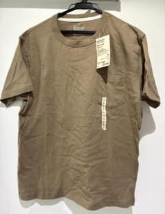 〔新品〕無印良品　太番手天竺編みポケット付Tシャツのサムネイル
