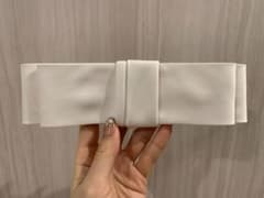 リボンボンネ　結婚式　ヘッドドレスのサムネイル