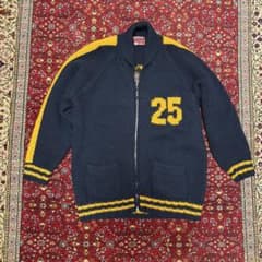 vintage ニット カウチン カーディガン ナンバリングのサムネイル
