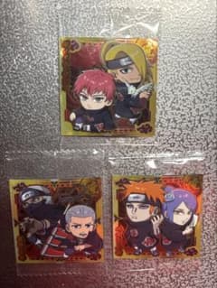 NARUTO 暁 シール ステッカー 3枚セットのサムネイル