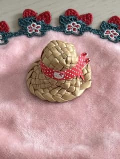 サンリオ ハローキティ キティ 麦わら帽子 ミニチュア 平成レトロ