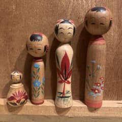 伝統工芸品 昭和レトロ ミニこけし 鳴子 有名職人 - メルカリ