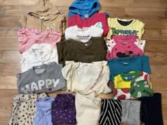 女の子冬物100 まとめ売り19点②のサムネイル
