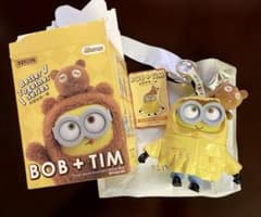 52TOYS BOB+TIM 미니언 봉제인형 키홀더