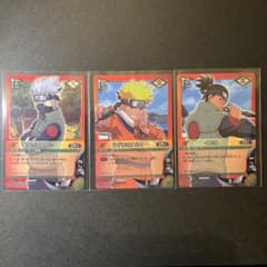 NARUTOカードゲーム 3枚セット はたけカカシ うずまきナルト イルカ