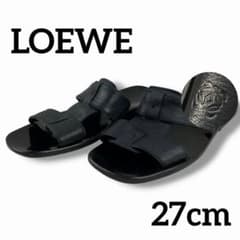美品 LOEWE ロエベ アナグラム レザー サンダル Vintage 靴 27 美品 LOEWE ロエベ アナグラム レザー サンダル Vintage 靴 27 - メルカリ