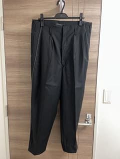 クリスチャンダダブラックワイドパンツウエスト86cm 着用数1回本体美品裾始末悪