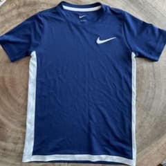 NIKE DRI-FIT キッズTシャツ ネイビー Mのサムネイル