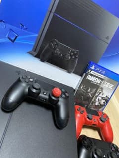 【最終値下げ】【即日発送】PS4 コントローラー3つレインボーシックスシージ付のサムネイル