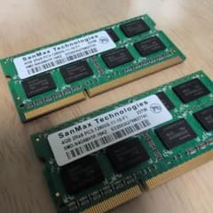 ノートPC用メモリ 4GB 2枚セット PC3-12800S DDR3-1600 - メルカリ