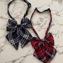 ★コスプレや学校に★リボン　2本セットのサムネイル