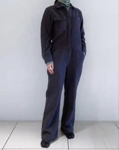 BACCA バッカ ワッフルクロス リラックスジャンプスーツ 