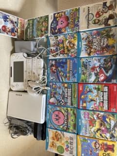 WiiUまとめてセットWiiU.Wii合計ソフト14本付きのサムネイル