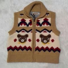 定価￥15000【Miki HOUSE 】ニットベストのサムネイル