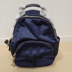 LANVIN en Bleu　エコール リュックサックM　ネイビーのサムネイル