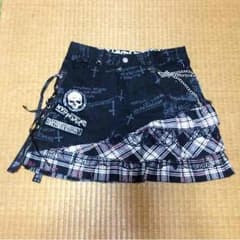 【MAD PUNKS】アシメトリーチェック柄スカートのサムネイル