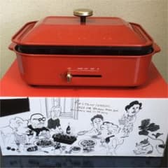 BRUNO コンパクトホットプレート　ジャンク　レッドのサムネイル