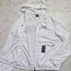 美品 XXL 】エンポリオアルマーニ ナイロン ジャケット ホワイト 