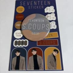 SEVENTEEN エスクプス 缶バッジ&ステッカーセット - メルカリ