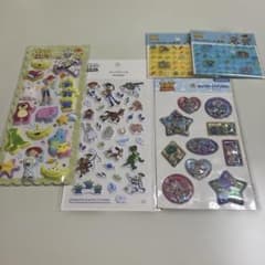 TOY STORY 마시멜로 씰 블록 데코 씰 워터 씰 4점