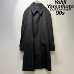 希少 90年製 ヨウジヤマモト ダーバンAAR 上質 ステンカラーコート L