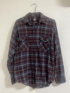 Dickies チェック柄　ネルシャツ　Mサイズ　アメカジのサムネイル