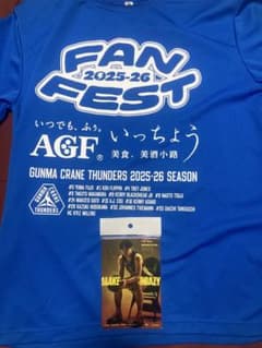 群馬クレインサンダーズ 2025-26 ファンフェス Tシャツ、ポストカードのサムネイル