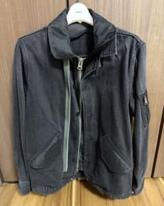 sacai 26SS コンビネーションデニムナイロインツイルブルゾン 黒 1 sacai 26SS コンビネーションデニムナイロインツイルブルゾン 黒 1