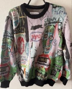 WACKOMARIA ワコマリア×バスキア ニット セーター モヘア ジャガード