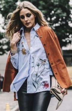 ★オリビアパレルモ着用★ ZARA 刺繍シャツのサムネイル