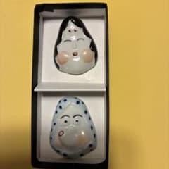 おかめとひょっとこの箸置きのサムネイル
