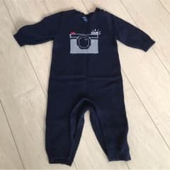 たいようママ様専用 baby Gap 秋冬物ニット風ロンパースのサムネイル
