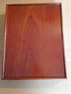 木製　蓋付き箱　小物入れ　文箱　木箱のサムネイル