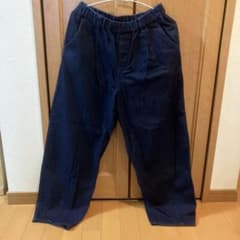 デニムパンツ ウエストゴム インディゴブルーのサムネイル
