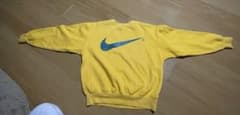 90's NIKE プリントロゴスウェット　ウィメンズ　サイズ推定Mのサムネイル