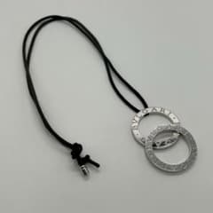 ブルガリ BVLGARI ダブルリング ネックレス Ag925 - メルカリ