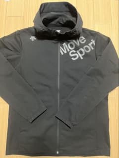 DESCENTE Move Sport ジャージ ジャケット ブラックのサムネイル